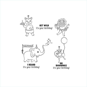 Hero Arts - Party Animals Stamps