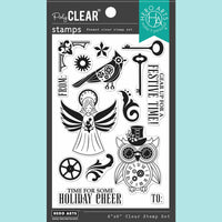 Hero Arts - Steampunk Holiday Stamps