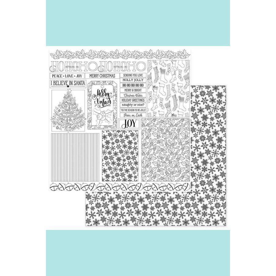 Photoplay Color Me Xmas Layered Cards