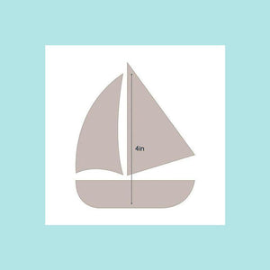 Gray Couture Creations Quilting Essentials Applique Die - Sail Boat