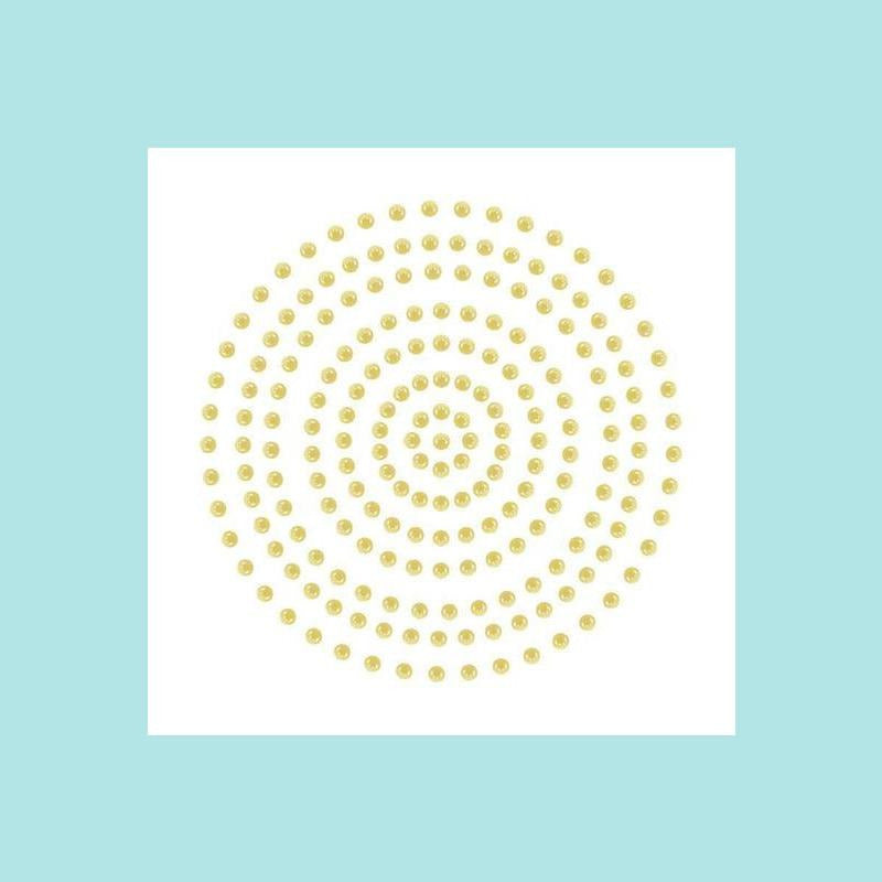 Light Goldenrod Yellow Couture Creations - Adhesive Pearls - 2mm (424 pcs)