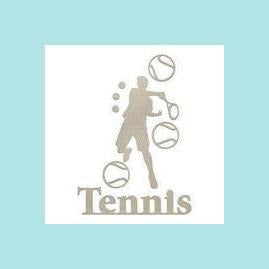 White Smoke Couture Creations - Chipboard - Boys - Tennis Set   (8pc)