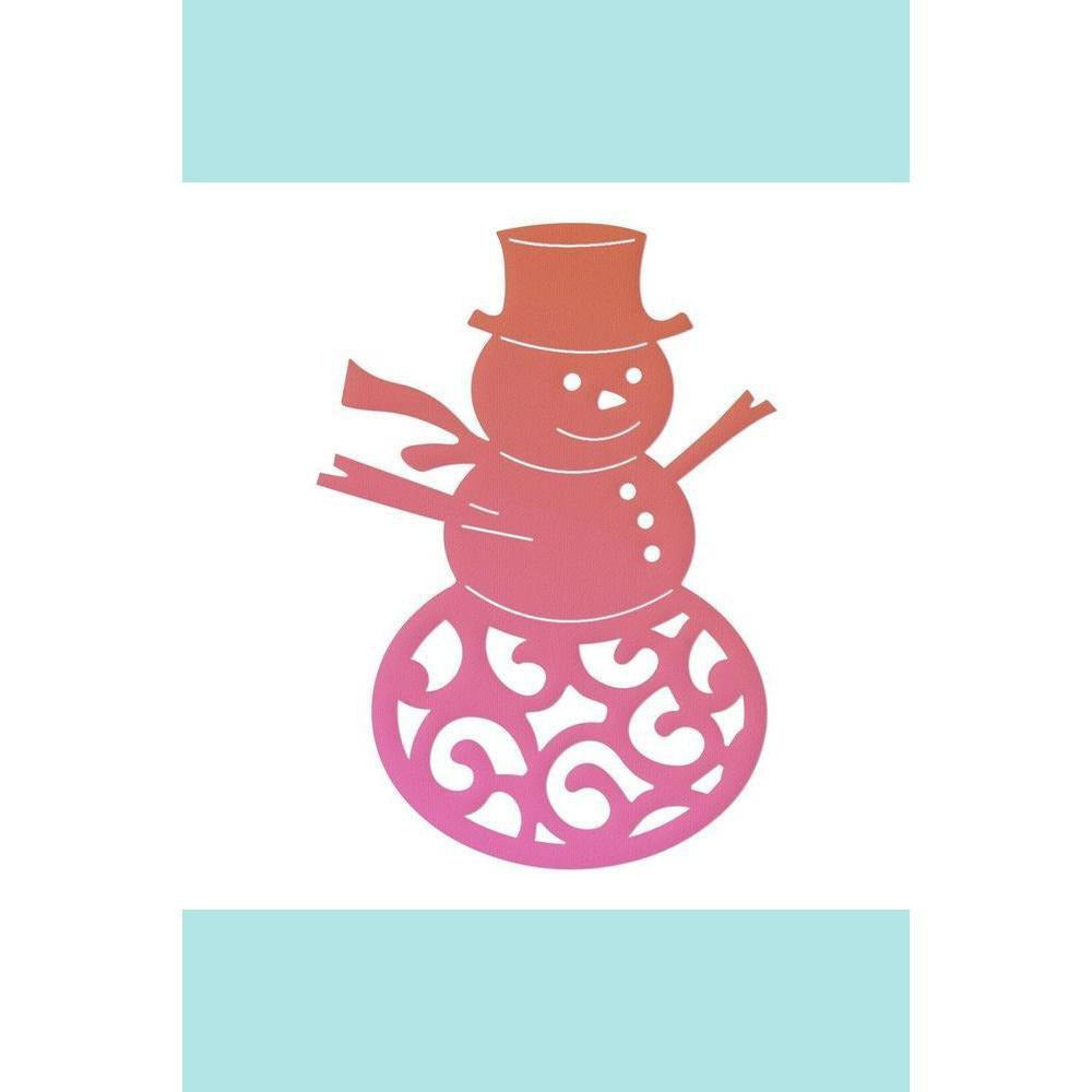 Couture Creations  Mini Die - Highland Christmas - Filigree Snowman