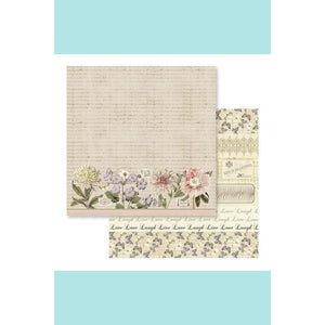 Couture Creations - Butterfly Garden - Patterned Paper - 12 x 12 inch Sheets