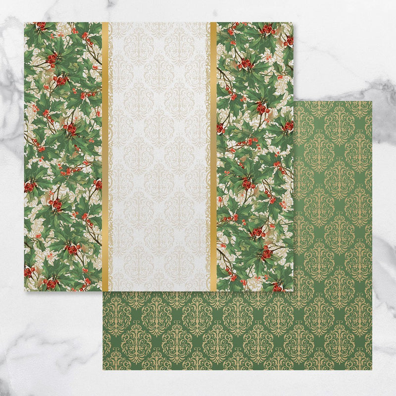Couture Creations - Paper -12x12 - Naughty or Nice Christmas Collection - Double Sided Paper