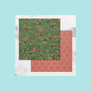 Powder Blue Couture Creations - Paper -12x12 - Naughty or Nice Christmas Collection - Double Sided Paper