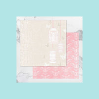 Beige Couture Creations - My Secret Love Collection - Double Sided Patterned Papers