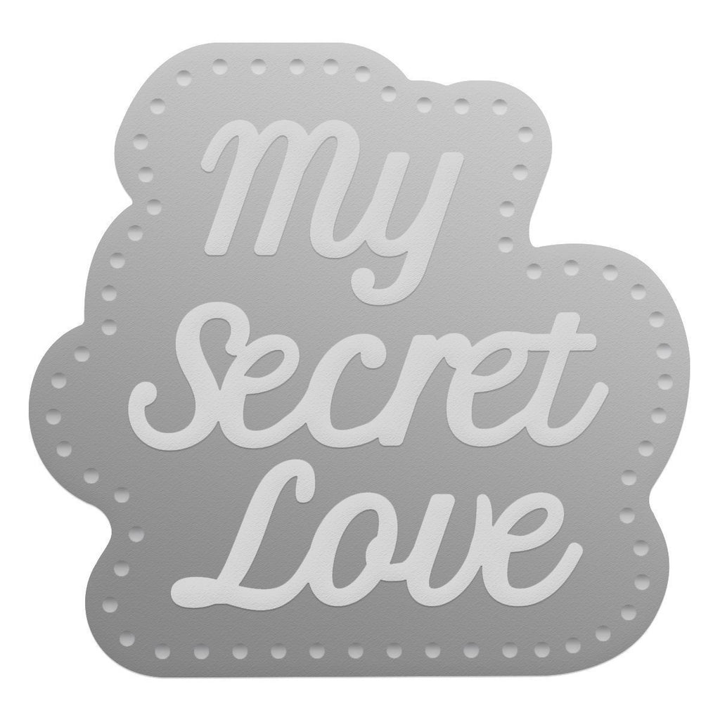 Couture Creations - My Secret Love Collection - Sentiment Set (2pc) Mini Die