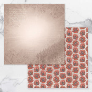Couture Creations - Lest We Forget - 12" x 12" Double Sided Patterned Paper Collection - 7 designs