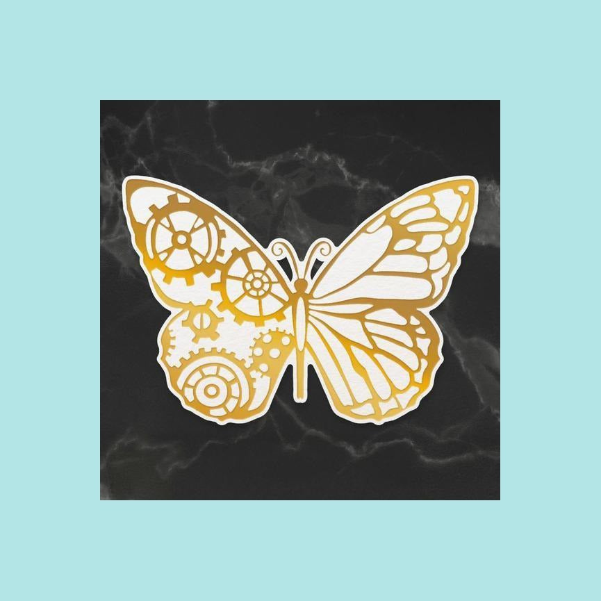 Dark Khaki Couture Creations - Steampunk Dreams - Cut & Create Die - Steampunk Butterfly