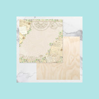 Bisque Couture Creations - New Adventures - 12 x 12 inch Double Sided Designer Paper