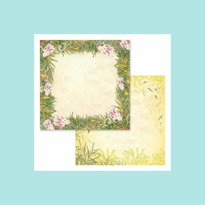 Antique White Couture Creations - Sweeping Plains Collection - Double Sided Patterened Papers