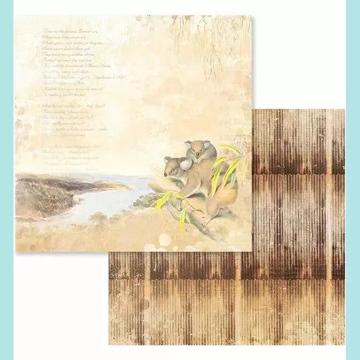 Couture Creations - Sweeping Plains Collection - Double Sided Patterened Papers