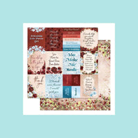 Brown Couture Creations - Blooming Friendship - 12" x 12" Double Sided, Designer Paper