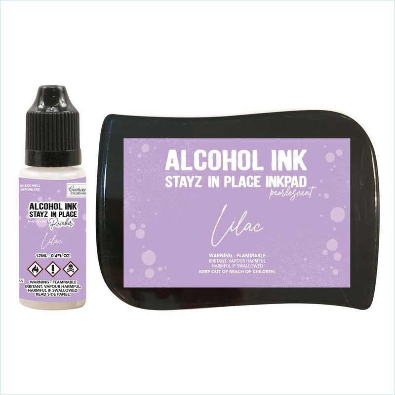 Gray Couture Creations - Stayz in Place Alcohol Ink Pad with 12ml reinker