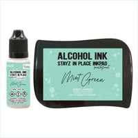 Light Steel Blue Couture Creations - Stayz in Place Alcohol Ink Pad with 12ml reinker