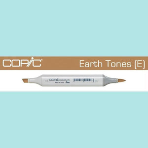Dark Khaki Copic Markers SKETCH  - Earth Tones [E] Collection