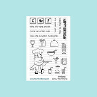 White Smoke Your Next Stamp - Cook Up Some Fun Stamp & Die