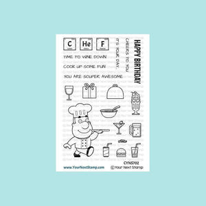 White Smoke Your Next Stamp - Cook Up Some Fun Stamp & Die