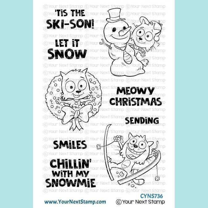 Your Next Stamp - Cool Winter Cats Stamp