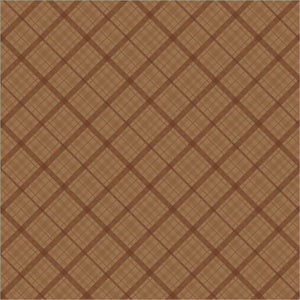 Core'dinations - Core Basics Patterned Cardstock BROWN PLAID