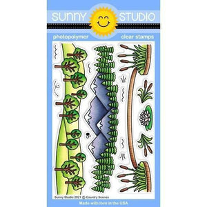 Sunny Studio Stamps - Country Scene Stamps and Dies