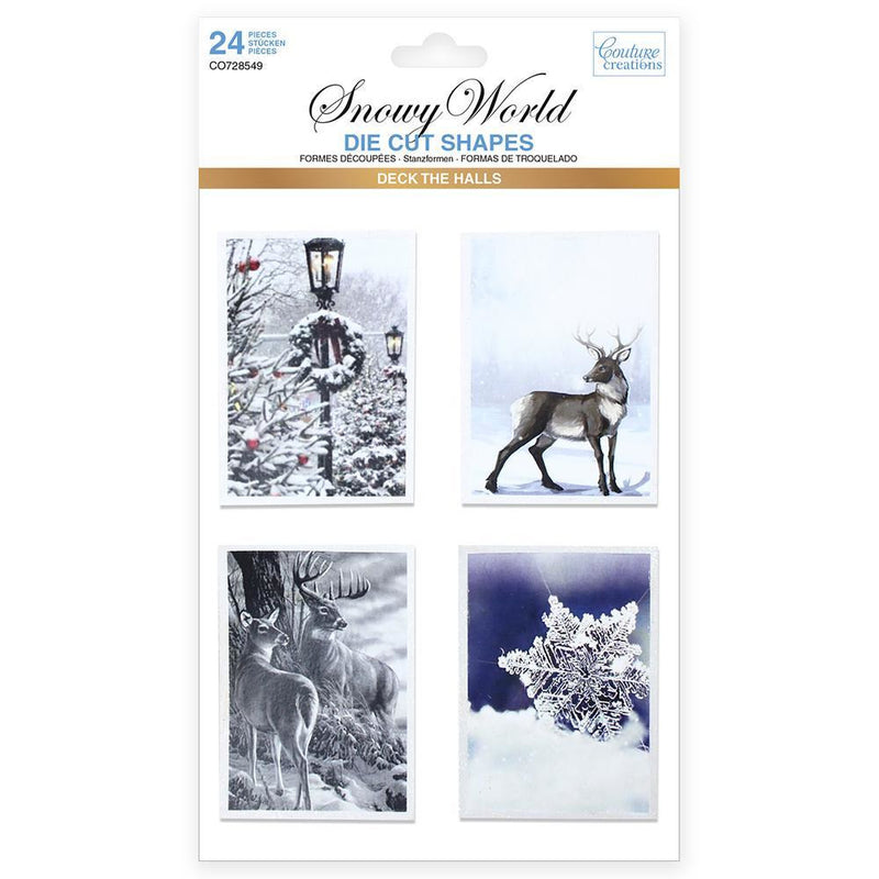 Couture Creations - Die Cut Shapes SNOWY WORLD