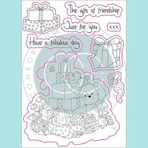 Craft Consortium - The Gift of Giving - The Gift - Clear Stamp Set