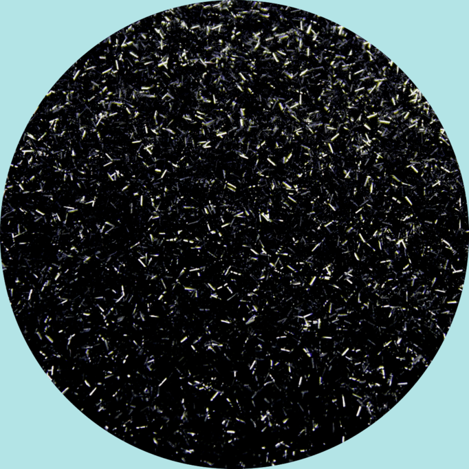 Black Art Glitter - Glitter Slices