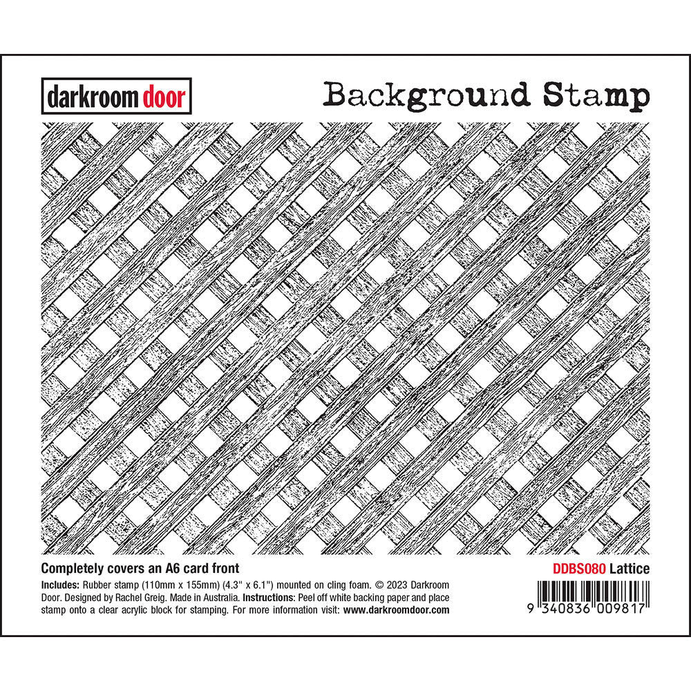 Darkroom door - Background Stamp - Lattice