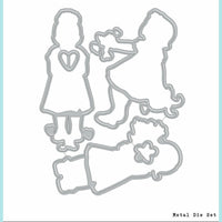 Hero Arts - Flower Girls Stamp & Frame Cuts Bundle
