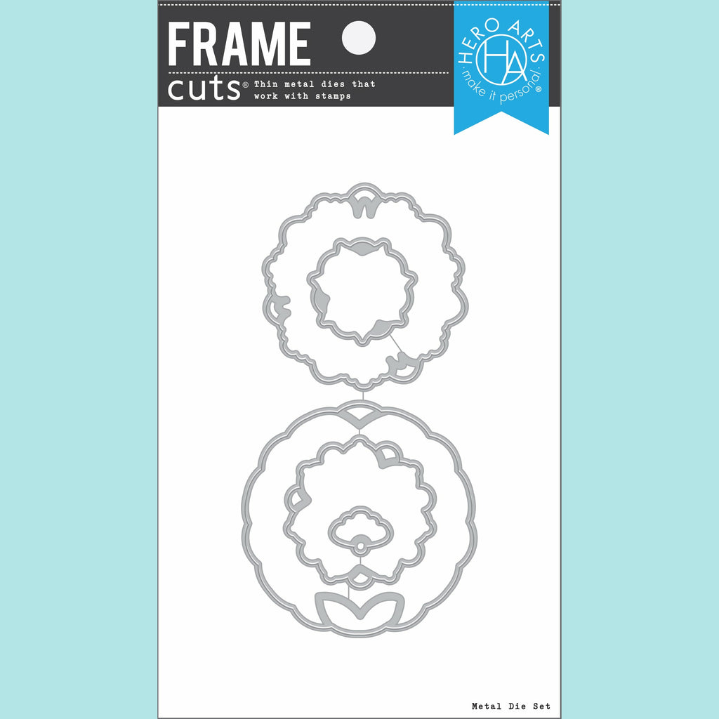 Hero Arts - Floral Mandala Frame Cuts (C)