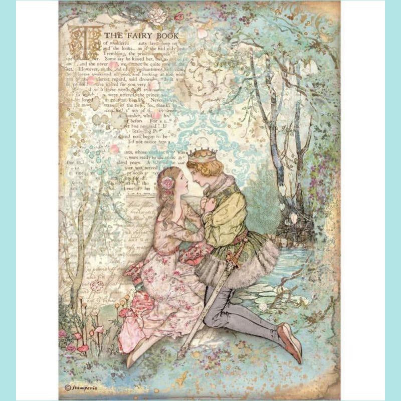 Stamperia - A4 Rice Paper Packed - Sleeping Beauty Lovers