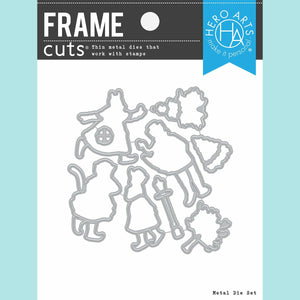 Hero Arts - Victorian Ice Skaters Frame Cuts (C)