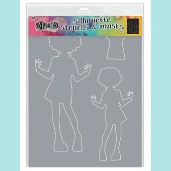 Ranger - Dylusions Stencils Large Silhouettes - Maisie
