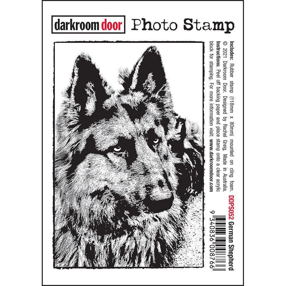 Darkroom Door - Photo Stamp - German Shepherd