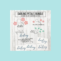White Smoke Concord & 9th - DARLING PETALS TURNABOUT™ Stamp and DARLING PETALS Die Sets