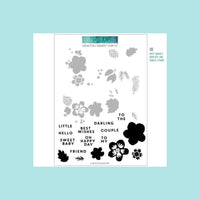 White Smoke Concord & 9th - DARLING PETALS TURNABOUT™ Stamp and DARLING PETALS Die Sets