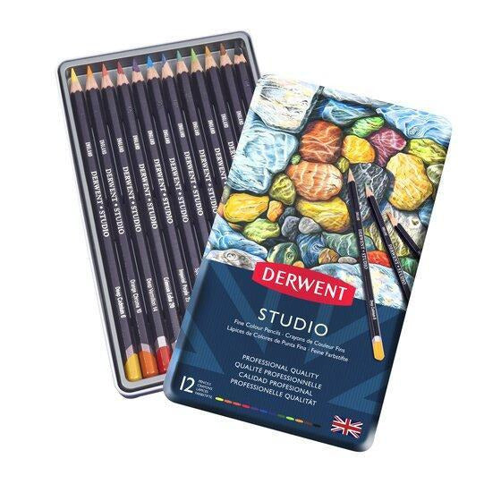 Derwent - Studio Pencils Sets 12 TIN