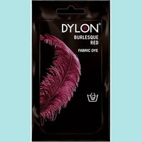 Dylon textile washing machine dye, Plum red ( burlesque red)