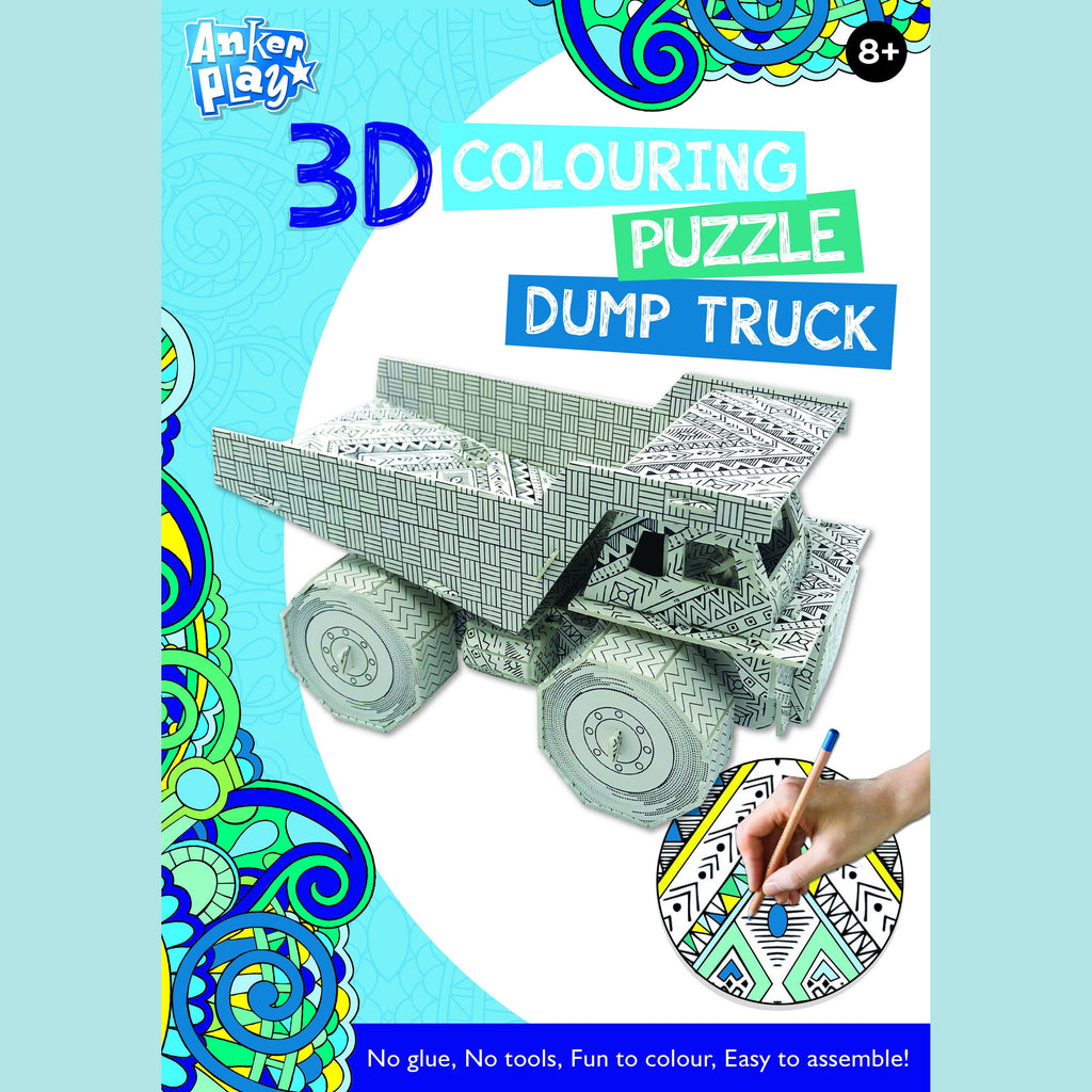 Anker Play - 3D Colouring Puzzle - Dump Truck
