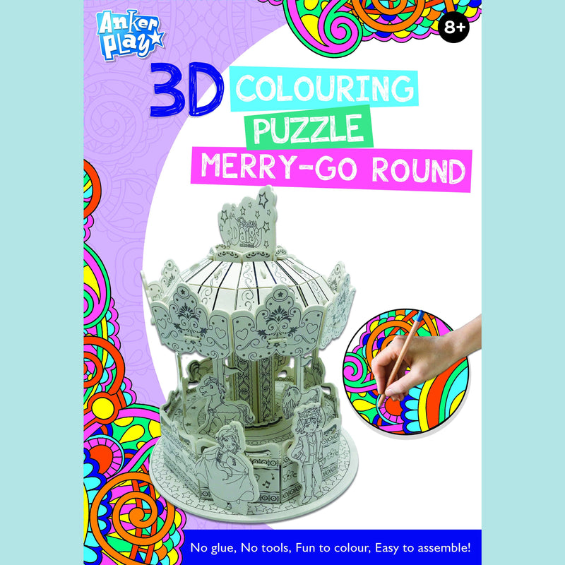 Anker Play - 3D Colouring Puzzle - Merry-Go Round