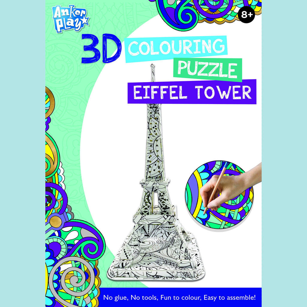 Anker Play - 3D Colouring Puzzle - Eiffel Tower