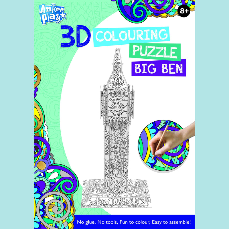 Anker Play - 3D Colouring Puzzle - Big Ben