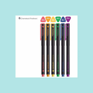 White Smoke Chameleon Fineliners - 6 pack Colors - NEW!!!