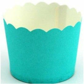 Flossy - Cupcake Case Plain Blue Carton 25pc