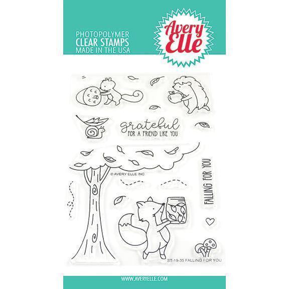 Avery Elle - Fall Foliage Clear Stamps and Dies