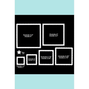 Sunny Studio Stamps - Fancy Frames Squares Dies