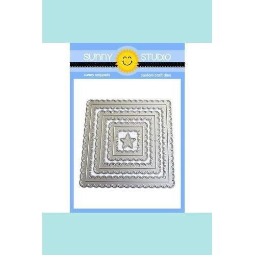 Sunny Studio Stamps - Fancy Frames Squares Dies