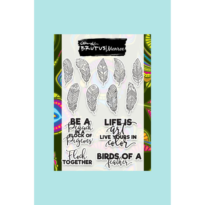 Brutus Monroe - Birds of a Feather - Feathered Sentiments Stamp